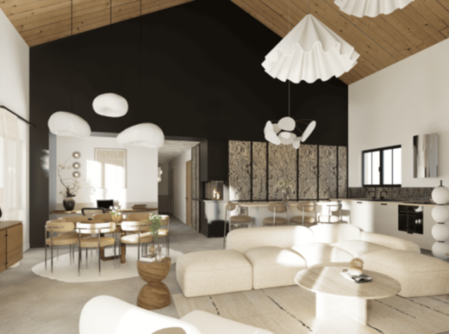 Transformation d'un Ancien Atelier à Le Breuil-sur-Couze – Oui Design x Angèle Bouchet